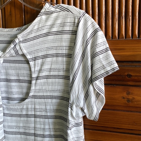 Altar’d State Short Sleeved Women’s Striped Shirt - Picture 7 of 11